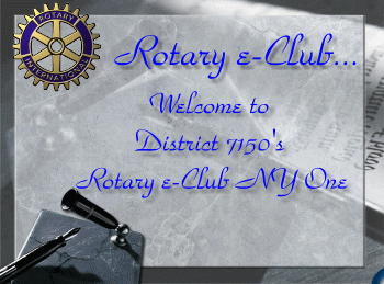 Welcome to Rotary eClub NY1 